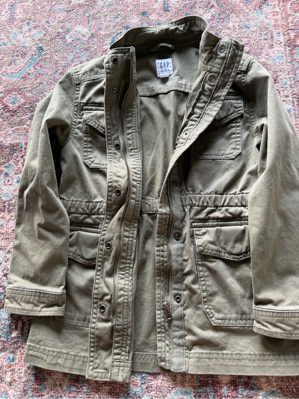 GAP Kids Olive Green Utility Jacket